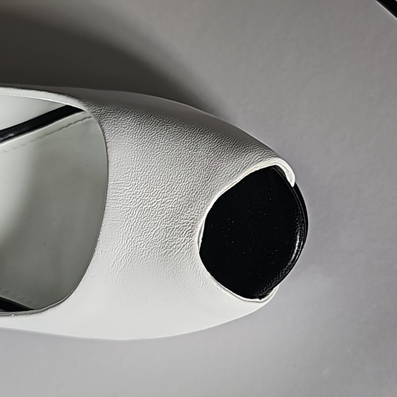 White and Black Pumps - Picture 5 of 5